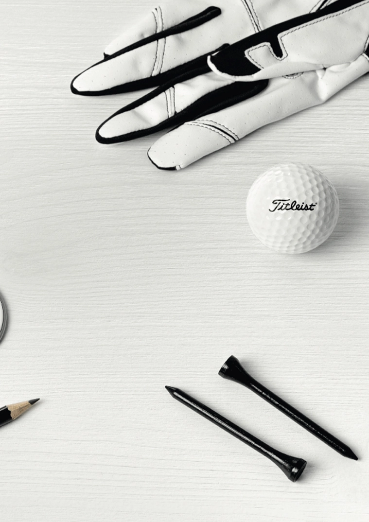Golfartikler med logo fra Sport & Profil